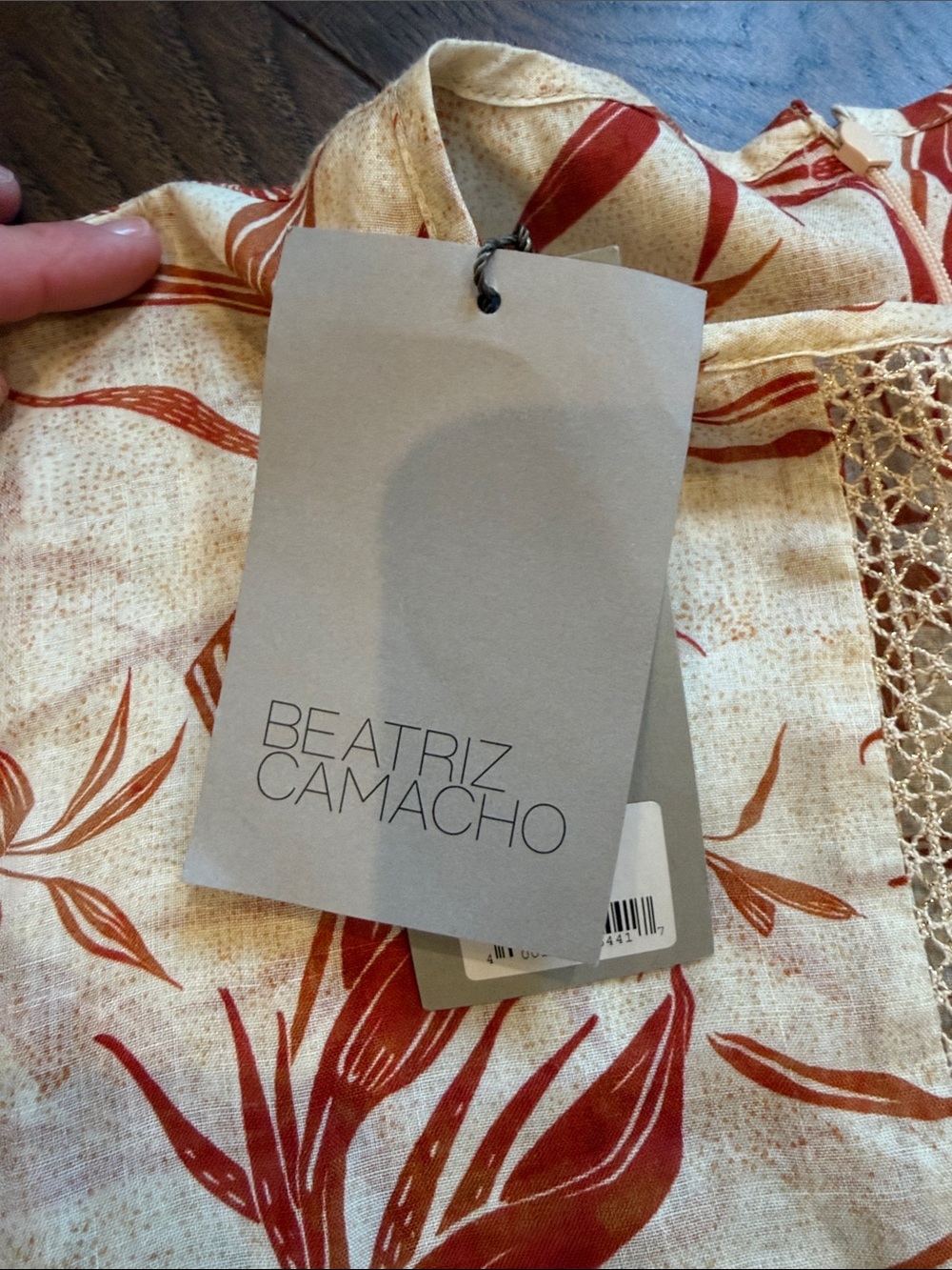 beatriz camacho West Dress in Red Paradise Size 2 NWT - C48-013 - Picture 5 of 12